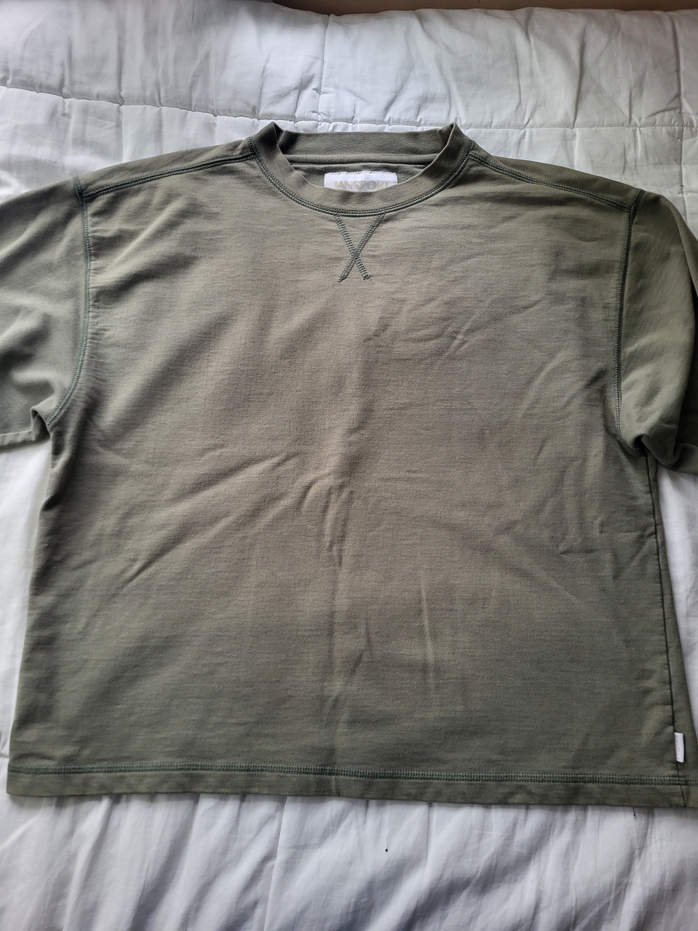Vintage JANSPORT Olive Green Crewneck Sweatshirt